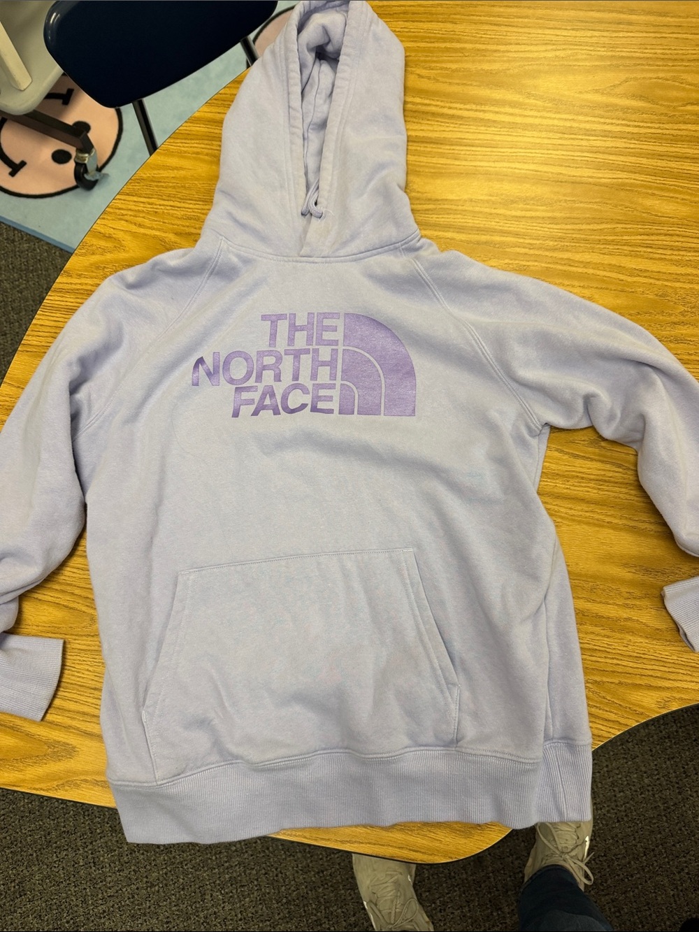North Face hoodie Women’s large light lavender